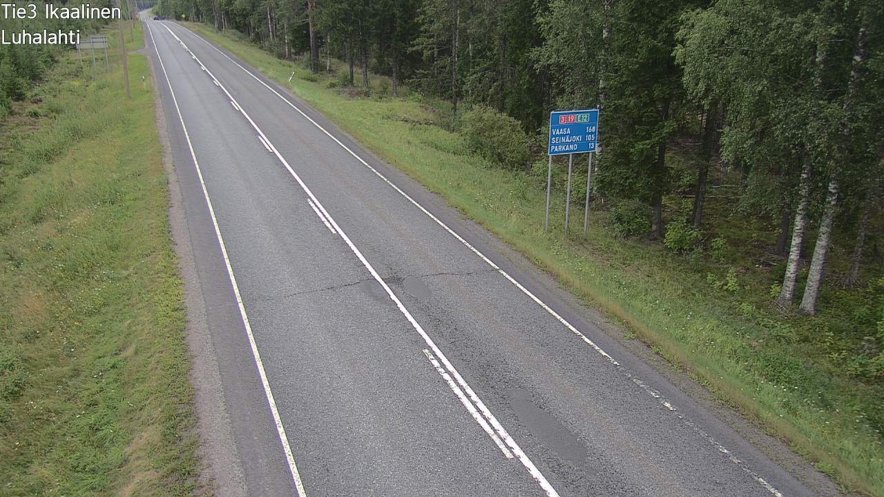 Weather Camera Image Road 3 Ikaalinen, Luhalahti, Ikaalinen, Pirkanmaa