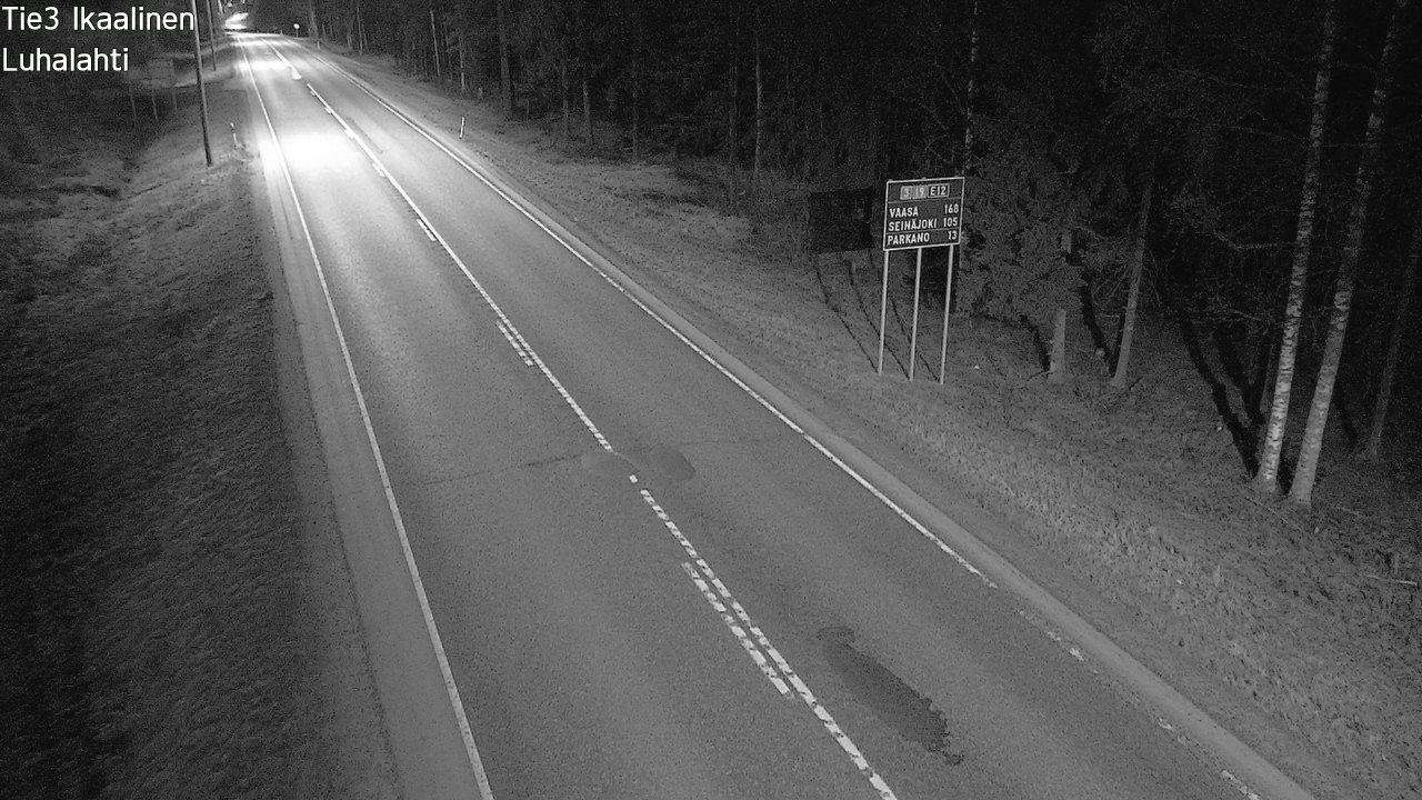 Weather Camera Image Väg 3 Ikaalinen, Luhalahti, Ikaalinen, Pirkanmaa