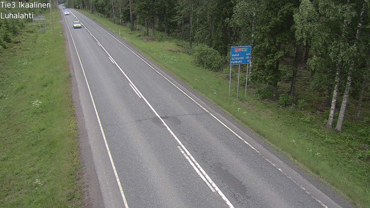 Weather Camera Image Road 3 Ikaalinen, Luhalahti, Ikaalinen, Pirkanmaa