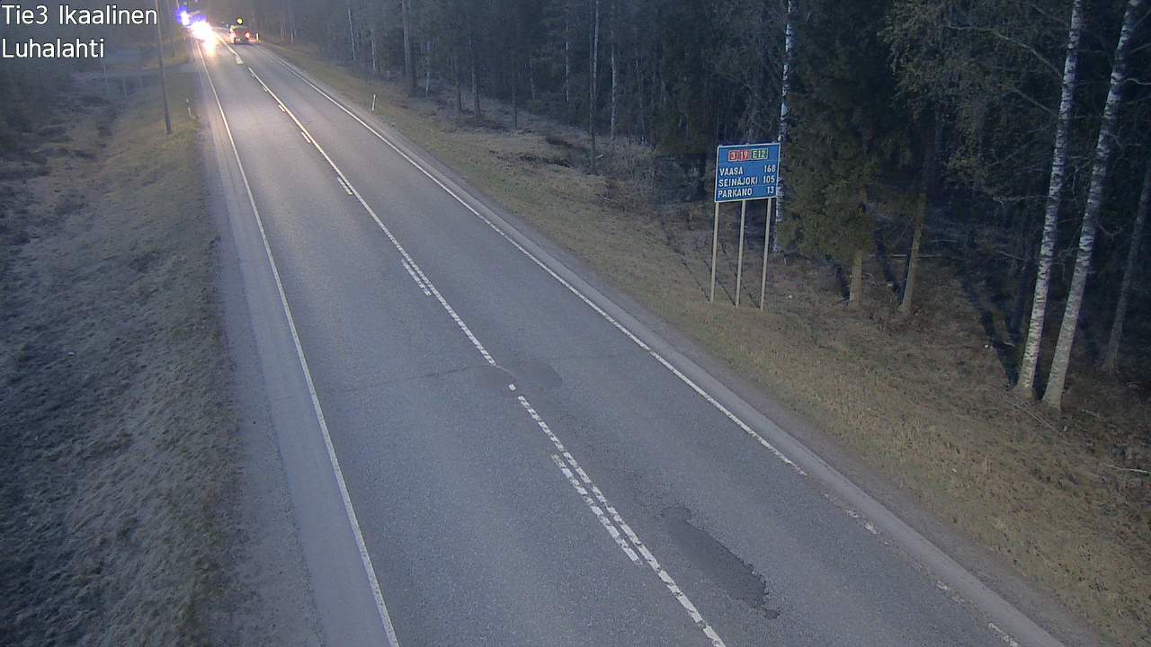 Weather Camera Image Road 3 Ikaalinen, Luhalahti, Ikaalinen, Pirkanmaa