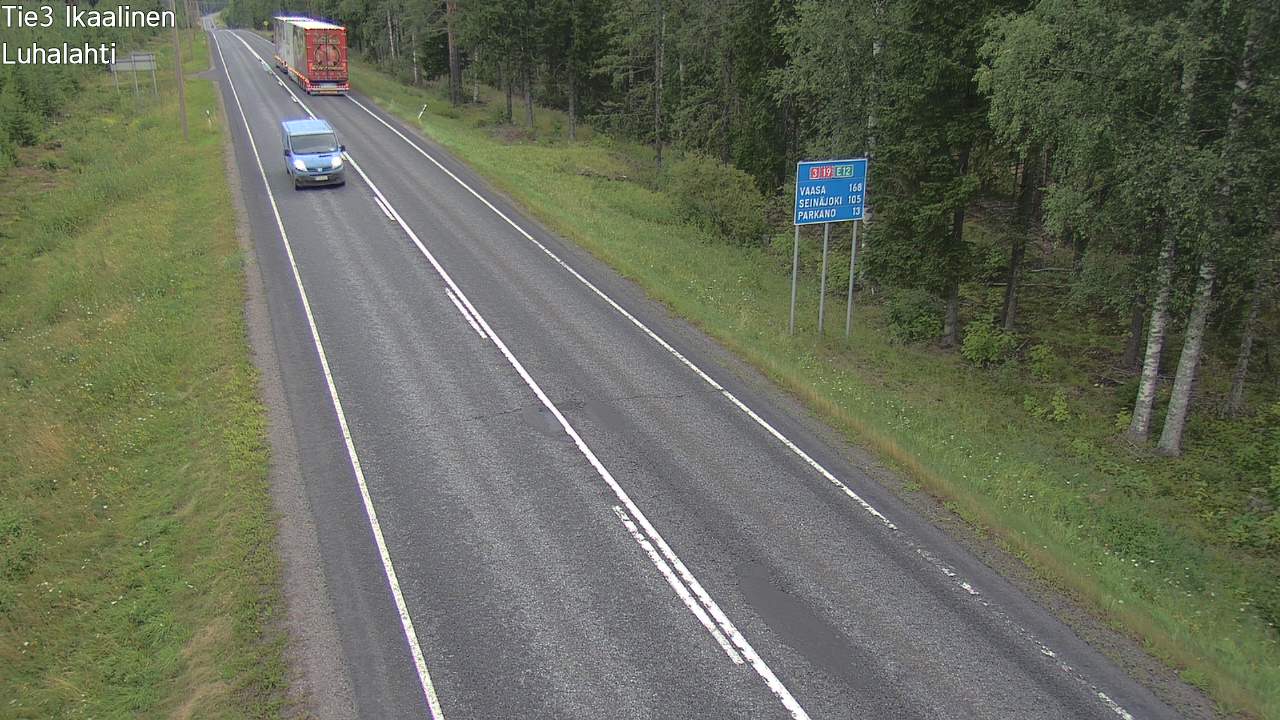 Weather Camera Image Road 3 Ikaalinen, Luhalahti, Ikaalinen, Pirkanmaa