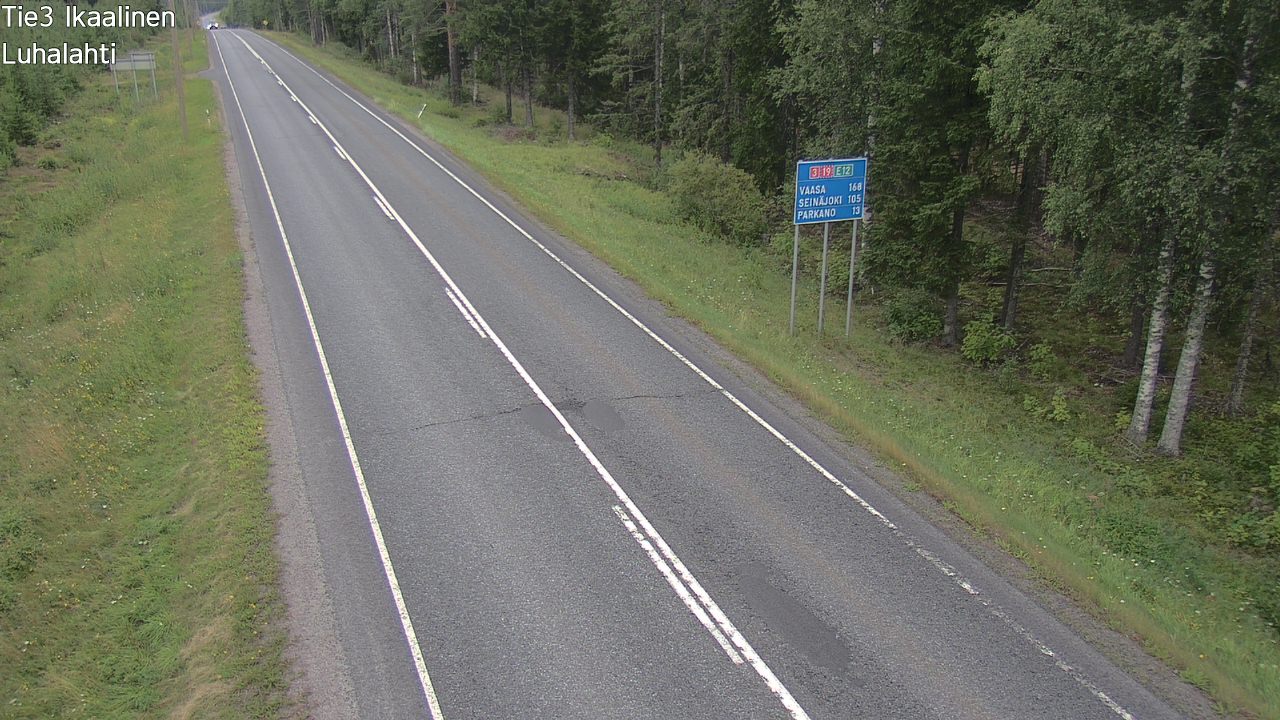 Weather Camera Image Road 3 Ikaalinen, Luhalahti, Ikaalinen, Pirkanmaa