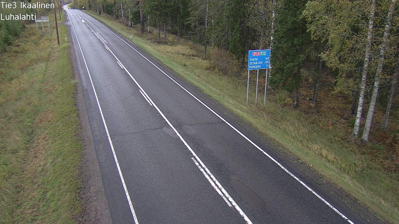 Weather Camera Image Road 3 Ikaalinen, Luhalahti, Ikaalinen, Pirkanmaa