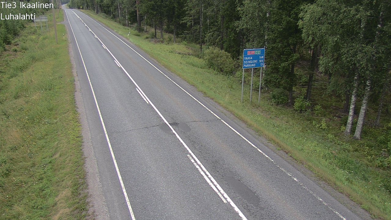 Weather Camera Image Road 3 Ikaalinen, Luhalahti, Ikaalinen, Pirkanmaa