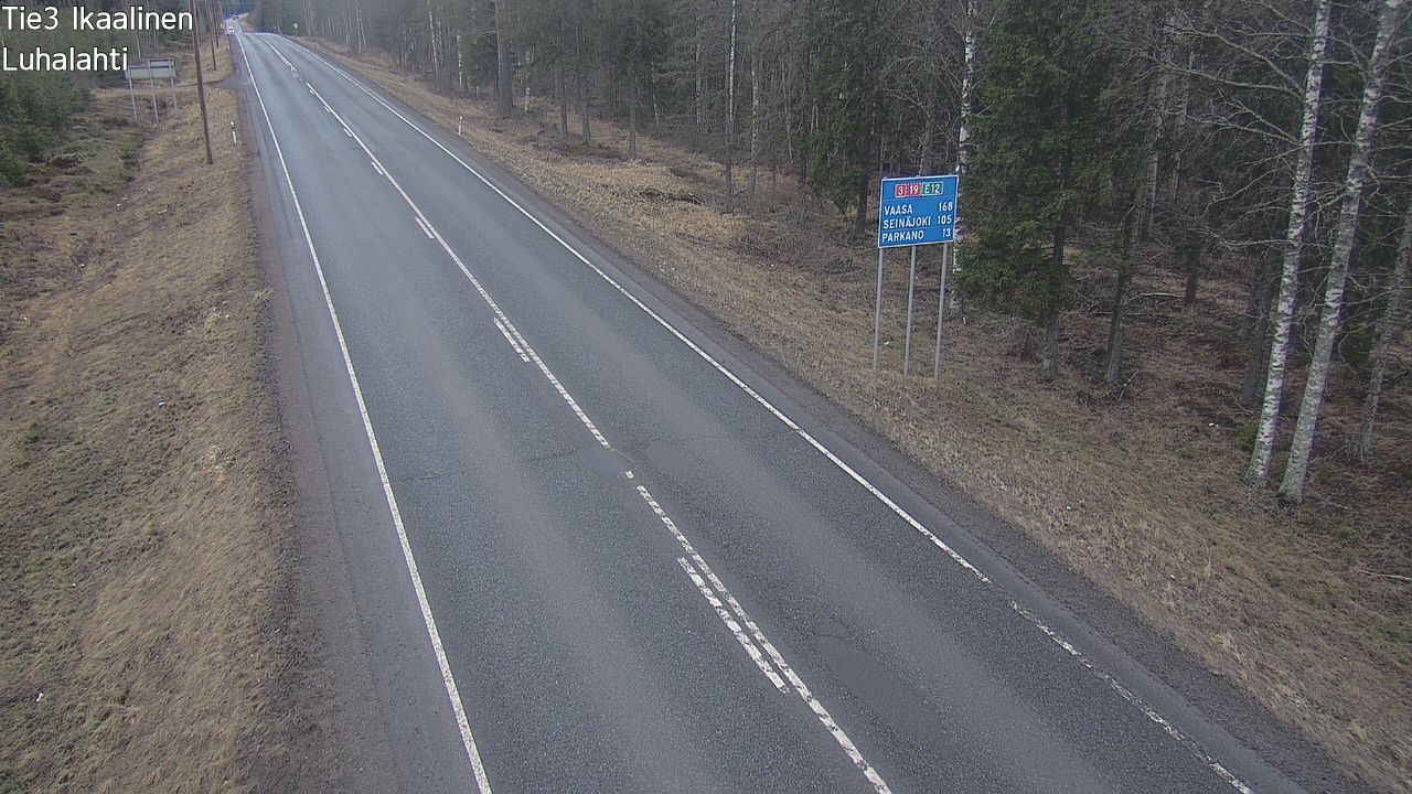 Weather Camera Image Road 3 Ikaalinen, Luhalahti, Ikaalinen, Pirkanmaa