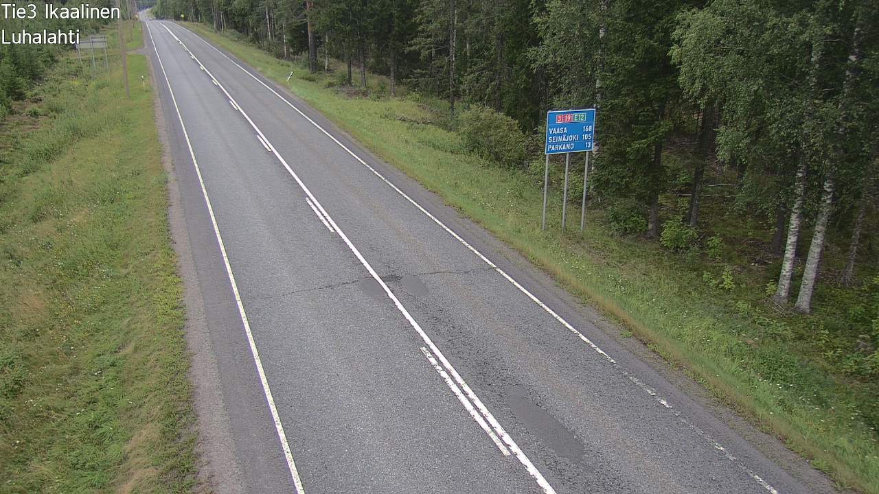 Weather Camera Image Road 3 Ikaalinen, Luhalahti, Ikaalinen, Pirkanmaa