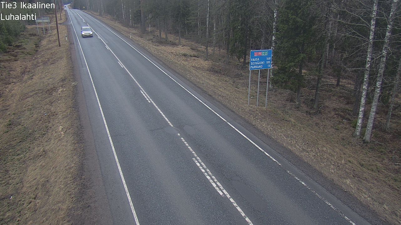 Weather Camera Image Road 3 Ikaalinen, Luhalahti, Ikaalinen, Pirkanmaa
