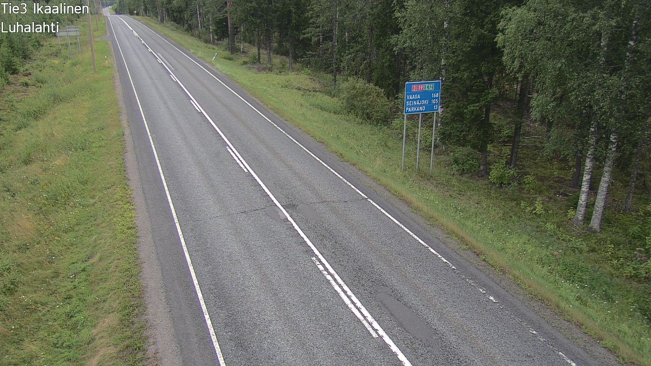 Weather Camera Image Road 3 Ikaalinen, Luhalahti, Ikaalinen, Pirkanmaa
