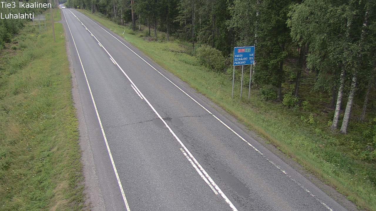 Weather Camera Image Road 3 Ikaalinen, Luhalahti, Ikaalinen, Pirkanmaa