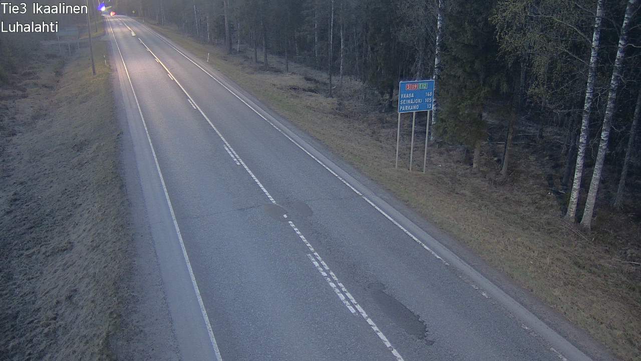 Weather Camera Image Road 3 Ikaalinen, Luhalahti, Ikaalinen, Pirkanmaa