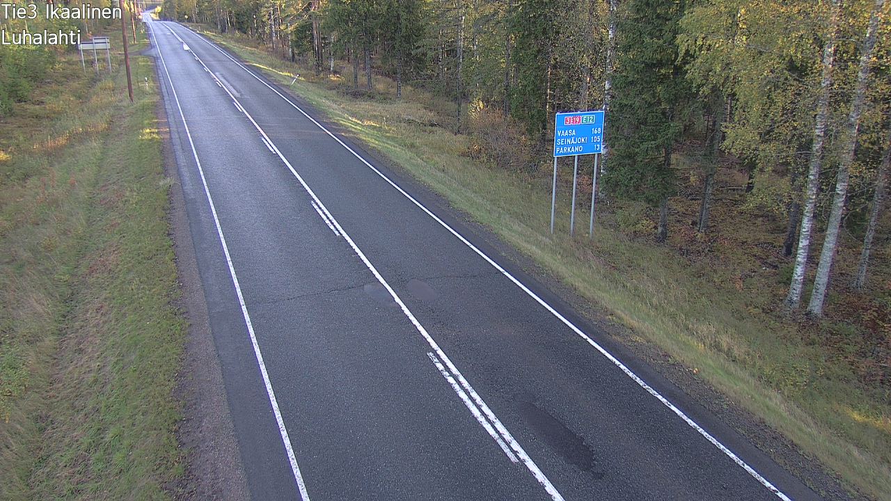 Weather Camera Image Road 3 Ikaalinen, Luhalahti, Ikaalinen, Pirkanmaa