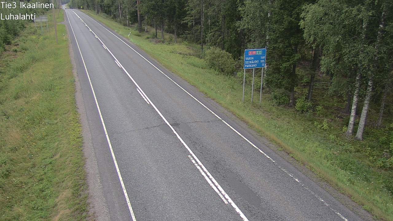 Weather Camera Image Road 3 Ikaalinen, Luhalahti, Ikaalinen, Pirkanmaa