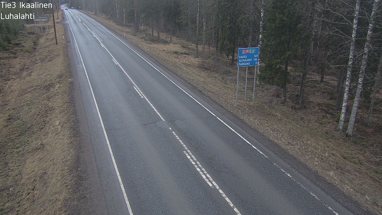 Weather Camera Image Road 3 Ikaalinen, Luhalahti, Ikaalinen, Pirkanmaa