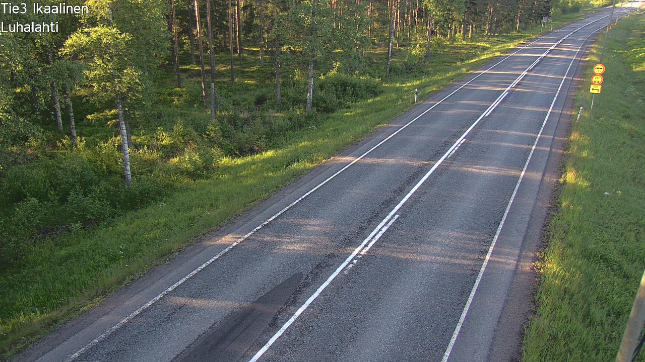 Weather Camera Image Väg 3 Ikaalinen, Luhalahti, Ikaalinen, Pirkanmaa