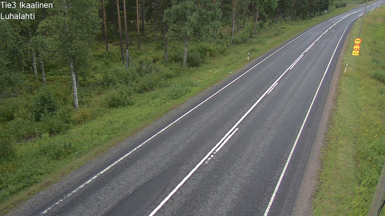 Weather Camera Image Road 3 Ikaalinen, Luhalahti, Ikaalinen, Pirkanmaa