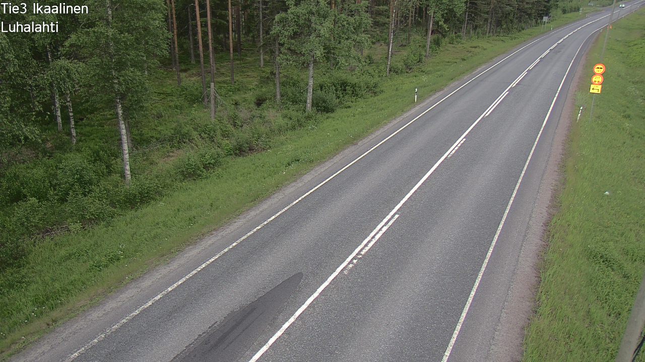 Weather Camera Image Väg 3 Ikaalinen, Luhalahti, Ikaalinen, Pirkanmaa