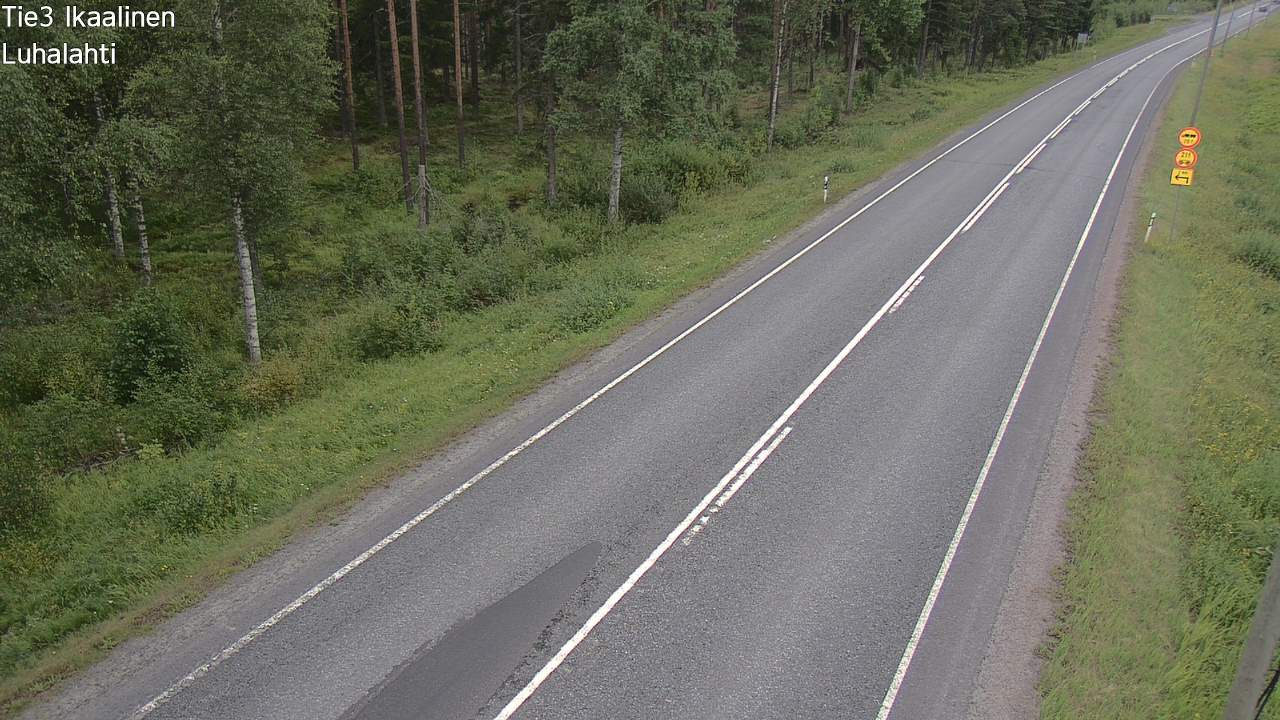 Weather Camera Image Road 3 Ikaalinen, Luhalahti, Ikaalinen, Pirkanmaa