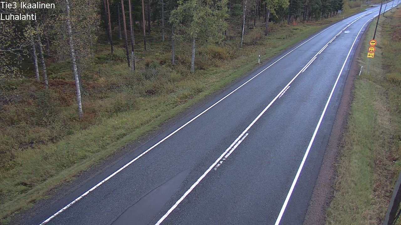 Weather Camera Image Road 3 Ikaalinen, Luhalahti, Ikaalinen, Pirkanmaa