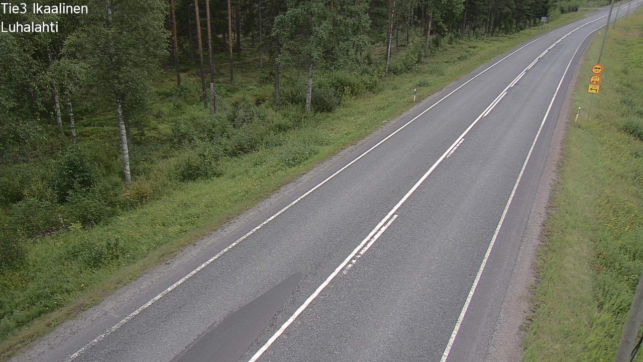 Weather Camera Image Road 3 Ikaalinen, Luhalahti, Ikaalinen, Pirkanmaa