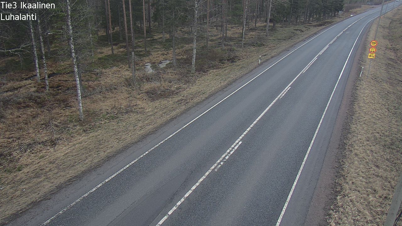 Weather Camera Image Road 3 Ikaalinen, Luhalahti, Ikaalinen, Pirkanmaa