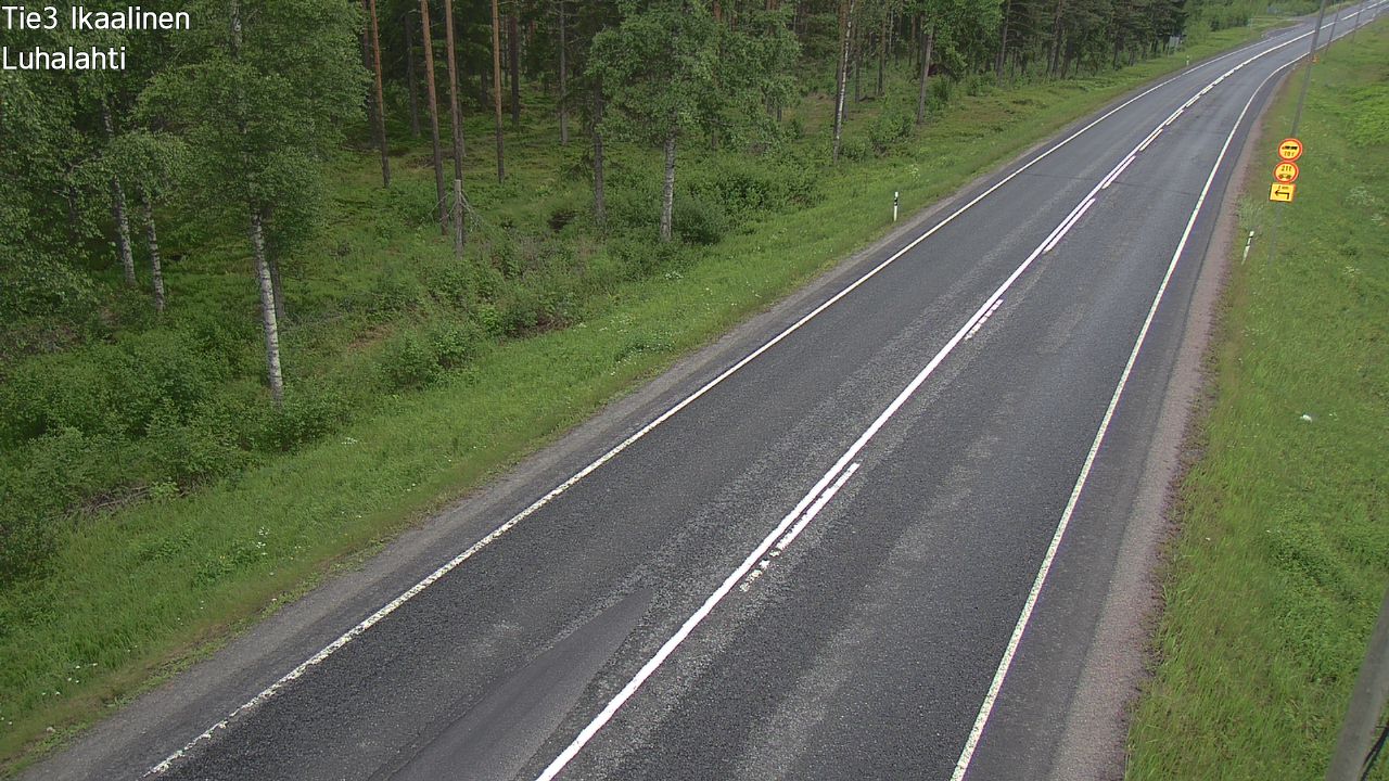 Weather Camera Image Väg 3 Ikaalinen, Luhalahti, Ikaalinen, Pirkanmaa