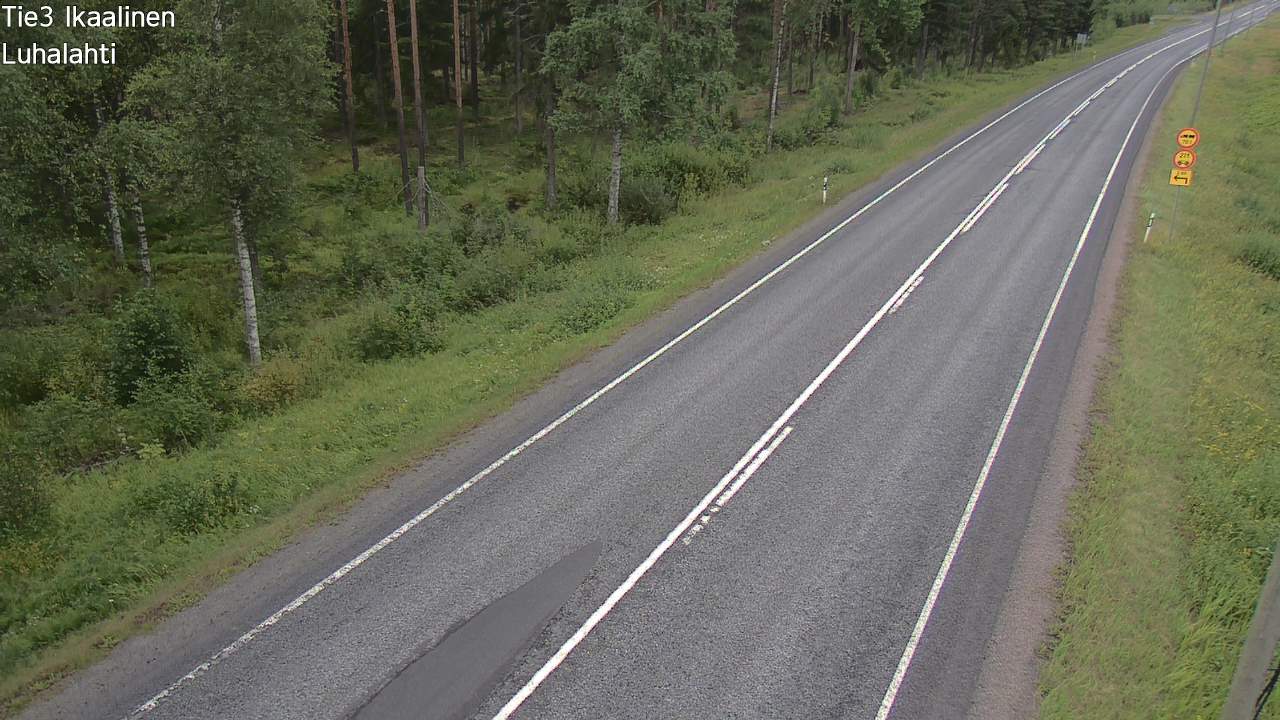 Weather Camera Image Road 3 Ikaalinen, Luhalahti, Ikaalinen, Pirkanmaa