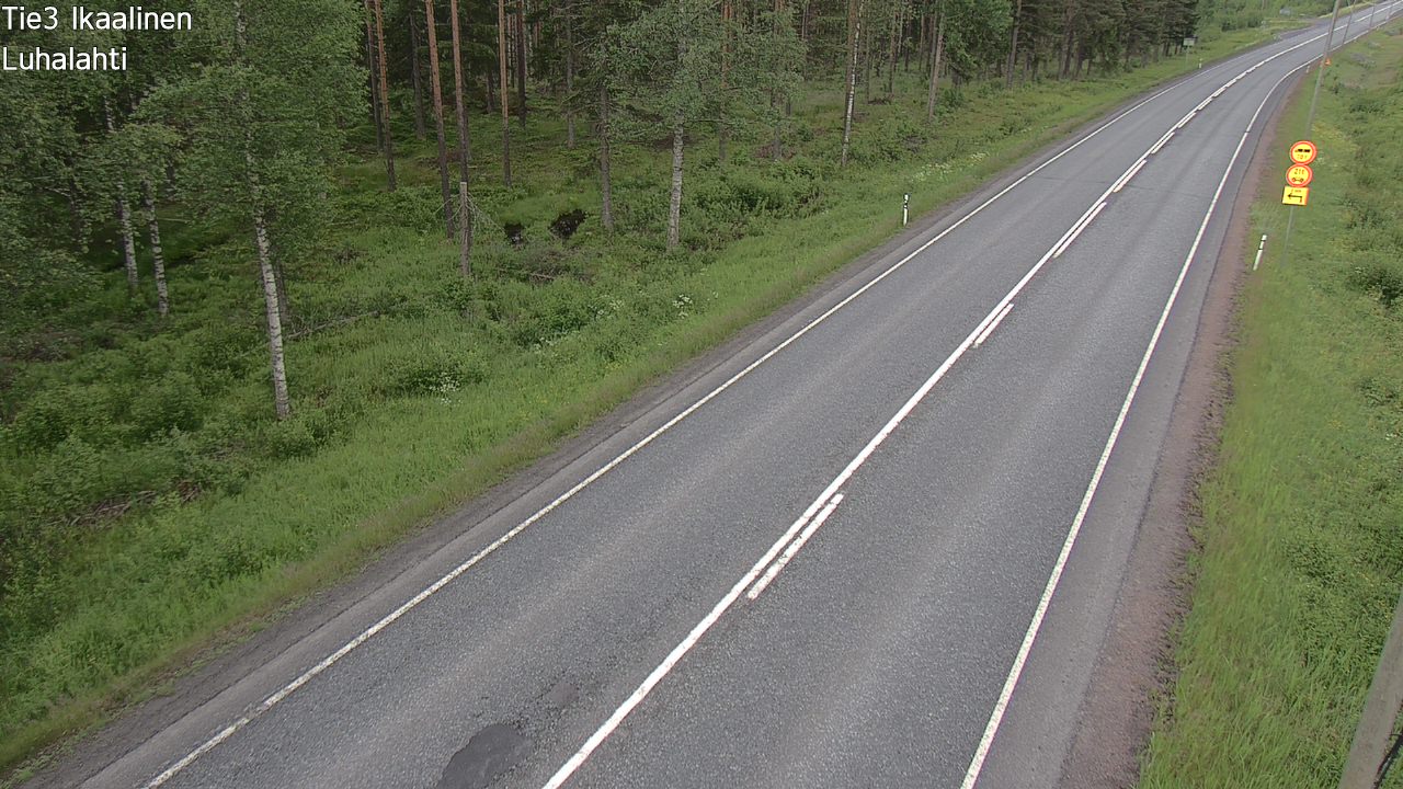 Weather Camera Image Road 3 Ikaalinen, Luhalahti, Ikaalinen, Pirkanmaa