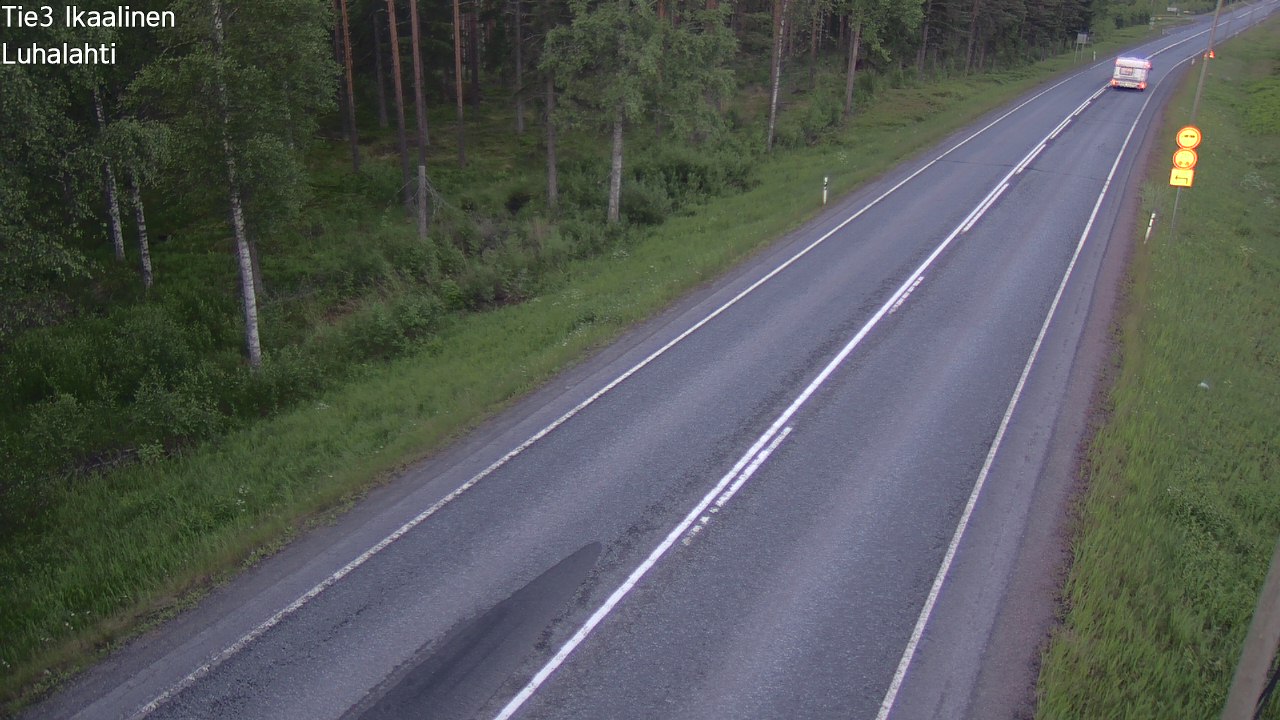 Weather Camera Image Väg 3 Ikaalinen, Luhalahti, Ikaalinen, Pirkanmaa