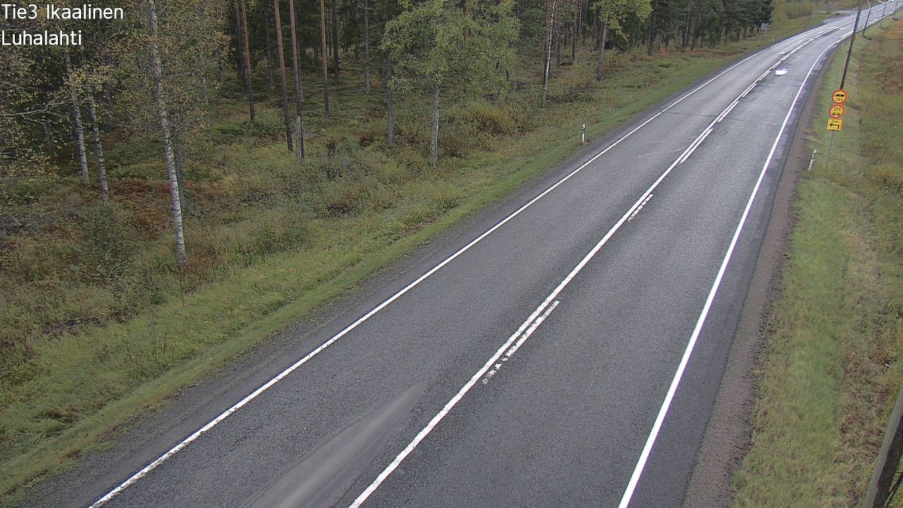 Weather Camera Image Road 3 Ikaalinen, Luhalahti, Ikaalinen, Pirkanmaa