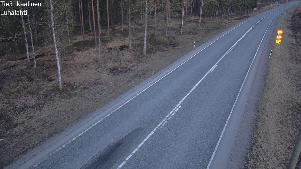 Weather Camera Image Road 3 Ikaalinen, Luhalahti, Ikaalinen, Pirkanmaa