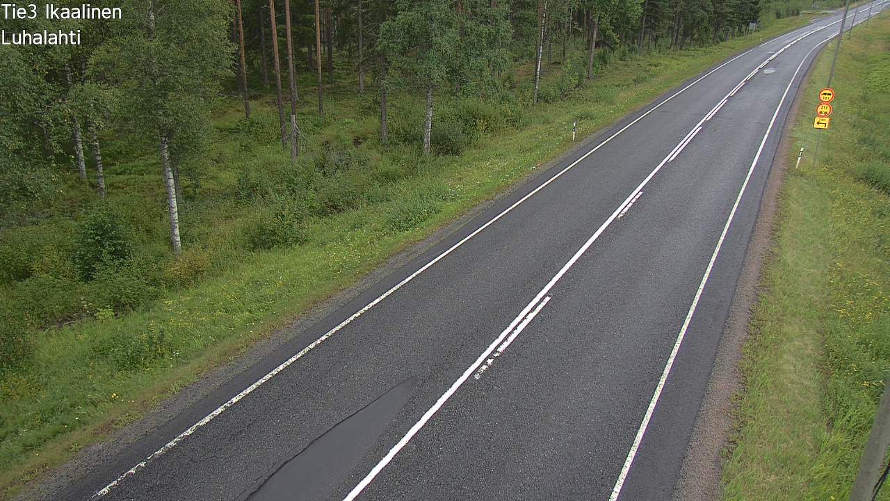 Weather Camera Image Road 3 Ikaalinen, Luhalahti, Ikaalinen, Pirkanmaa