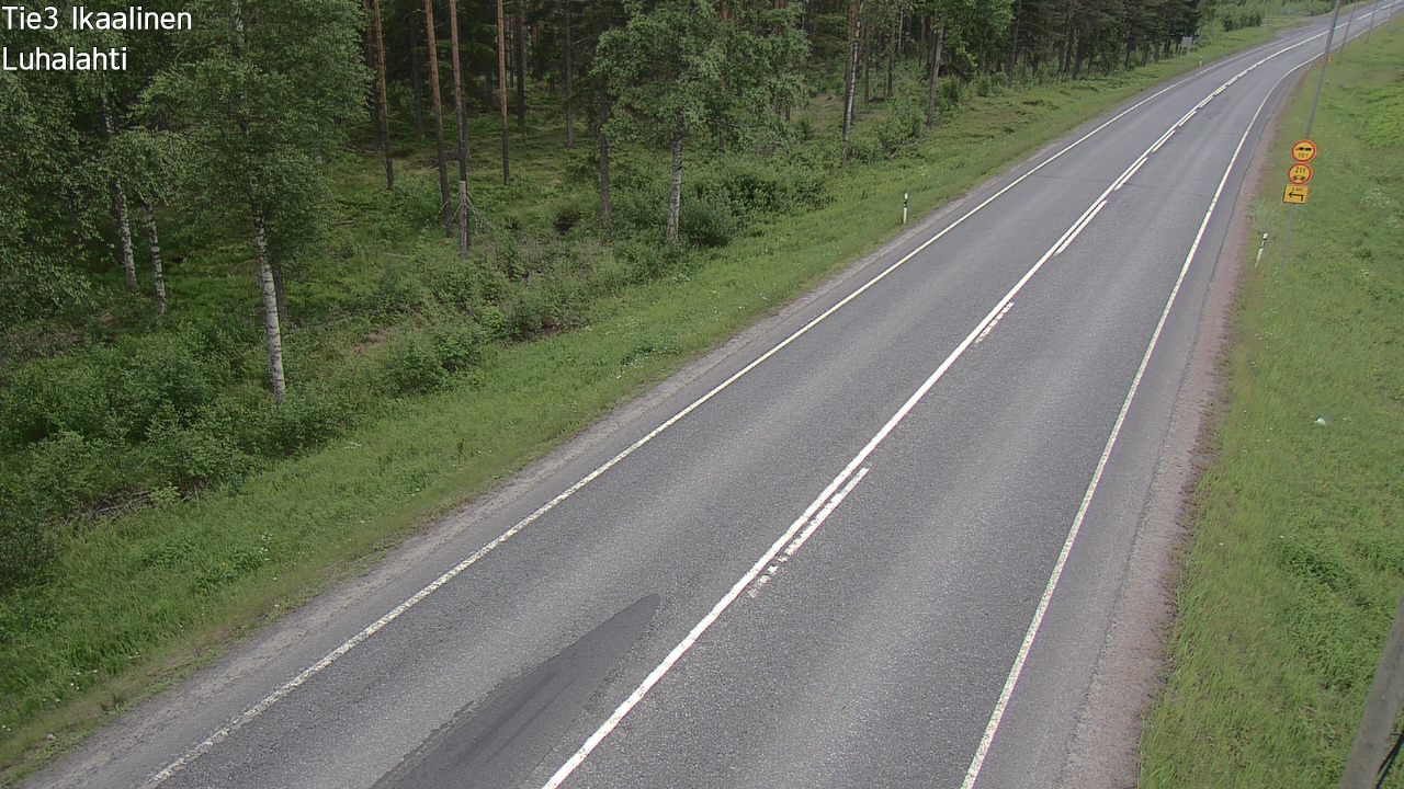 Weather Camera Image Väg 3 Ikaalinen, Luhalahti, Ikaalinen, Pirkanmaa