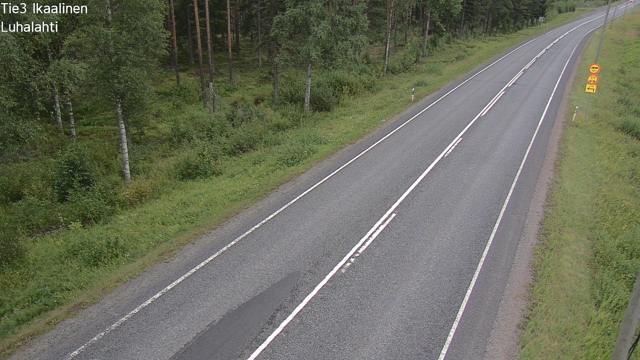 Weather Camera Image Road 3 Ikaalinen, Luhalahti, Ikaalinen, Pirkanmaa