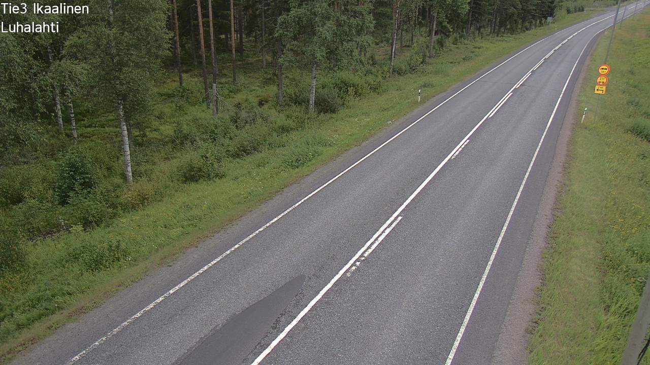 Weather Camera Image Road 3 Ikaalinen, Luhalahti, Ikaalinen, Pirkanmaa