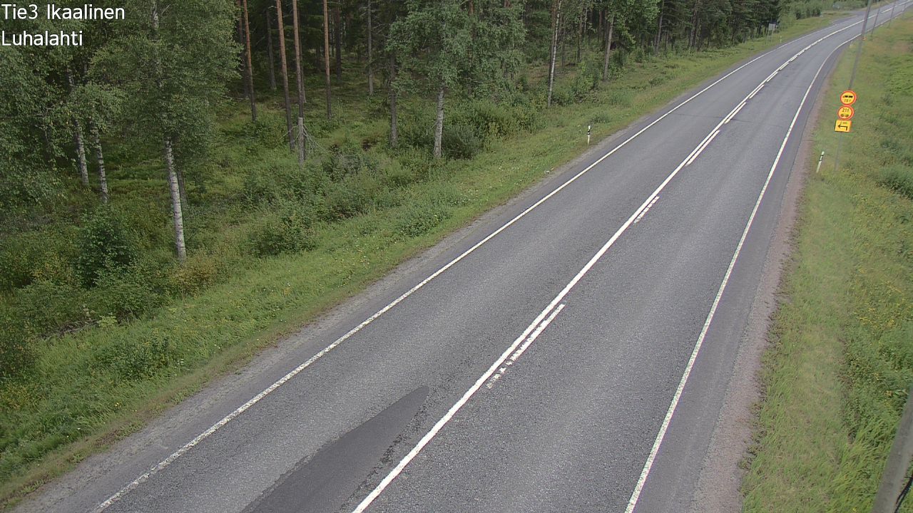 Weather Camera Image Road 3 Ikaalinen, Luhalahti, Ikaalinen, Pirkanmaa