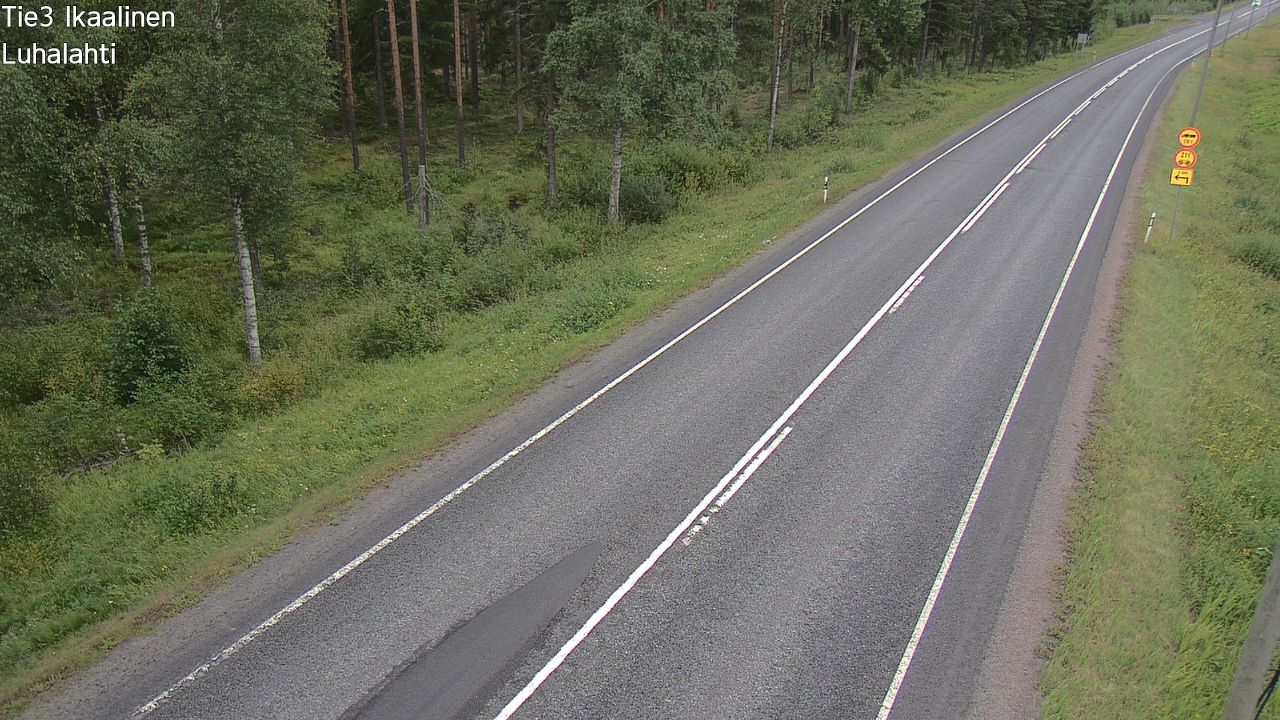 Weather Camera Image Road 3 Ikaalinen, Luhalahti, Ikaalinen, Pirkanmaa