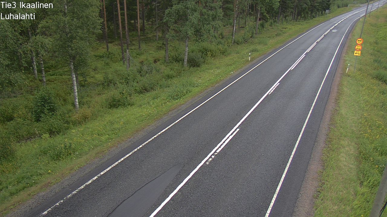 Weather Camera Image Road 3 Ikaalinen, Luhalahti, Ikaalinen, Pirkanmaa
