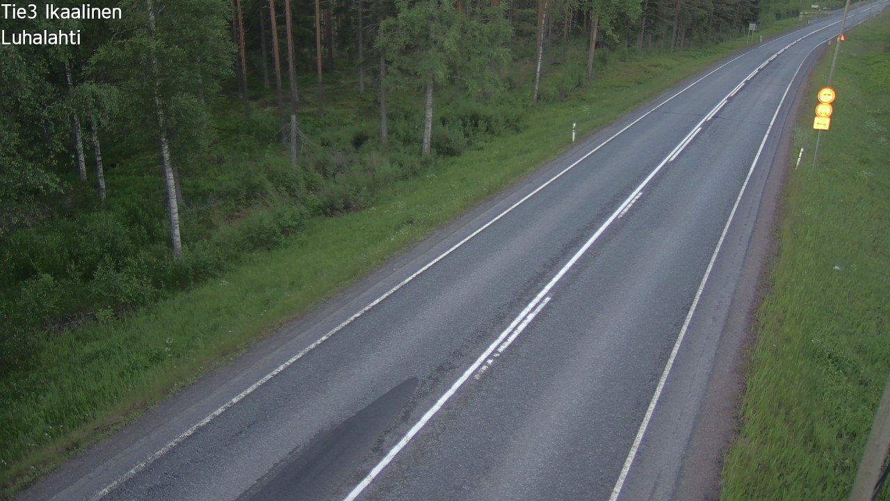 Weather Camera Image Väg 3 Ikaalinen, Luhalahti, Ikaalinen, Pirkanmaa
