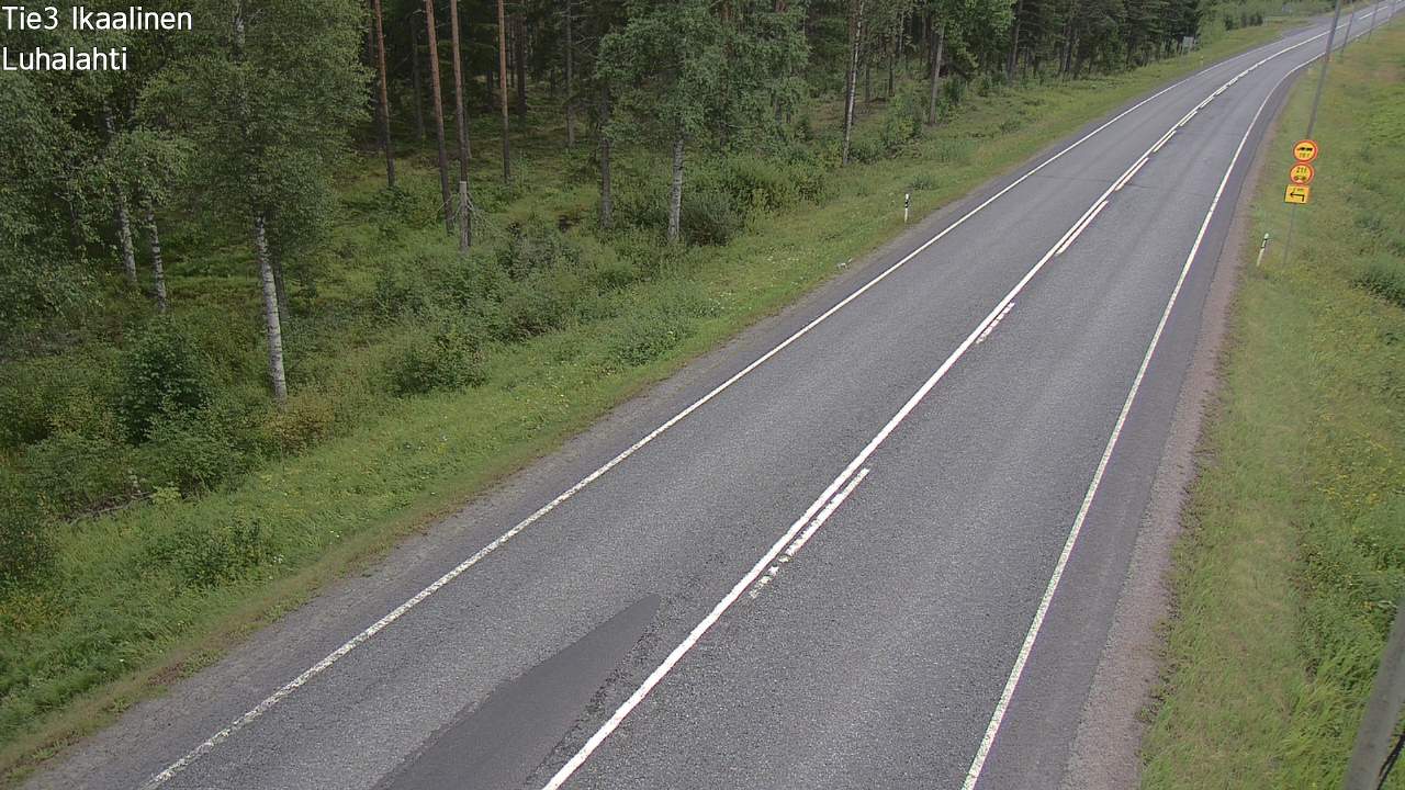 Weather Camera Image Road 3 Ikaalinen, Luhalahti, Ikaalinen, Pirkanmaa