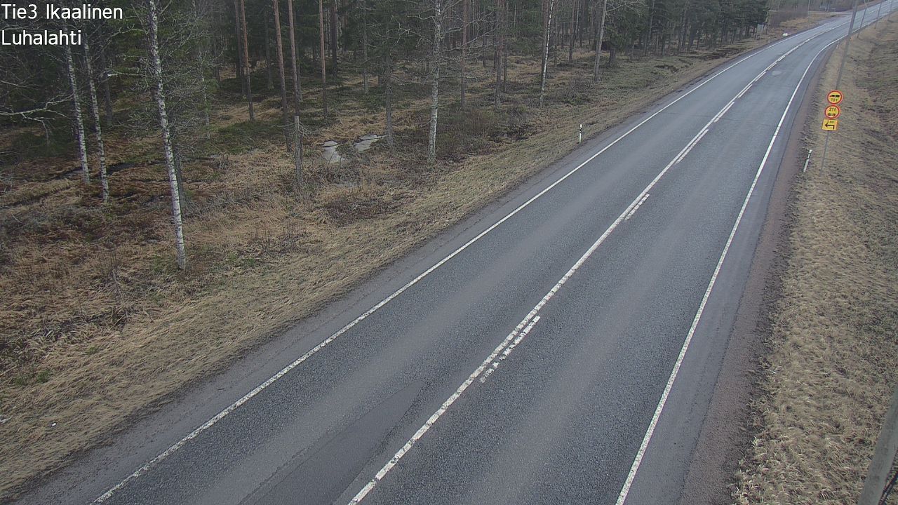 Weather Camera Image Road 3 Ikaalinen, Luhalahti, Ikaalinen, Pirkanmaa