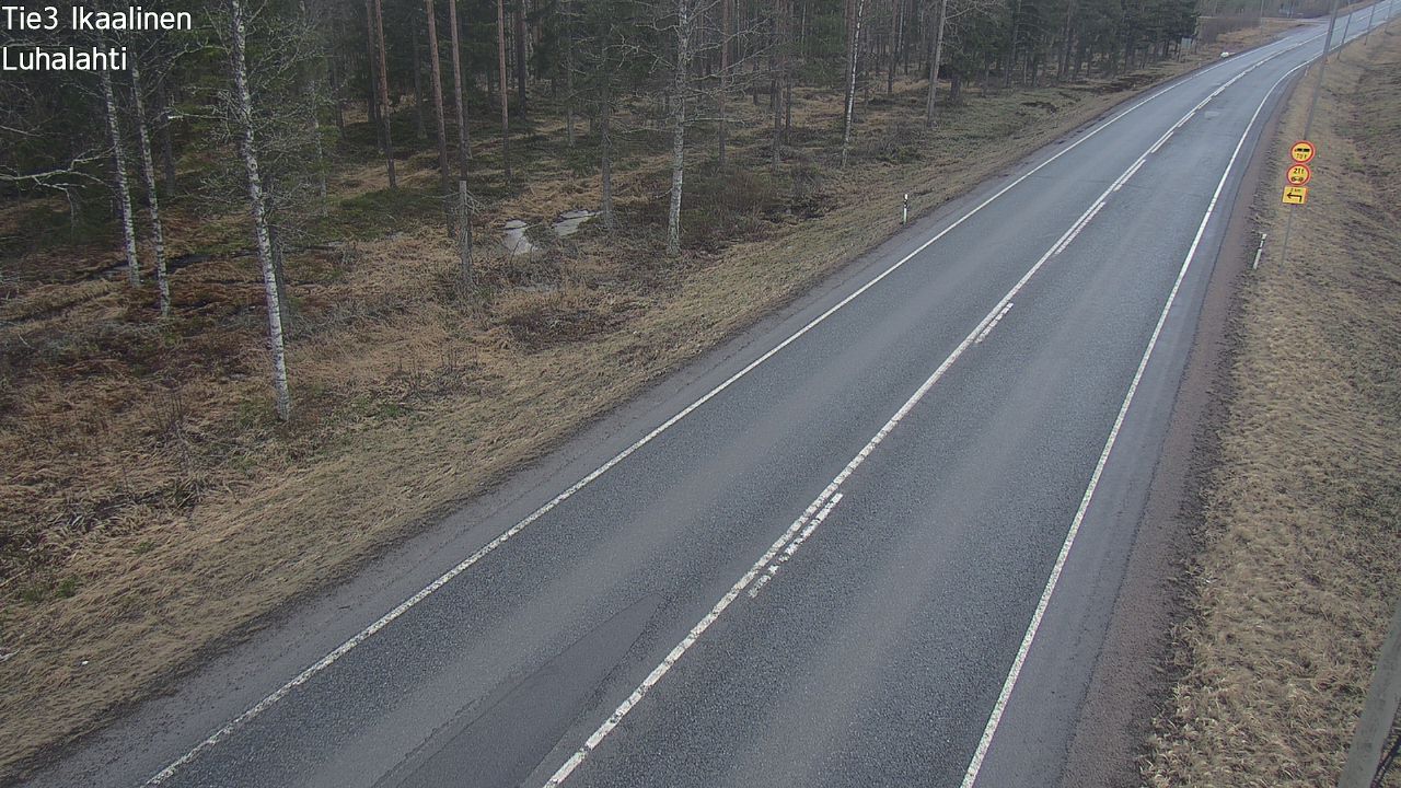 Weather Camera Image Road 3 Ikaalinen, Luhalahti, Ikaalinen, Pirkanmaa