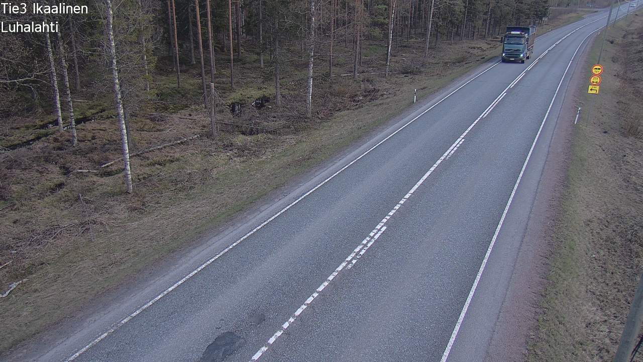 Weather Camera Image Väg 3 Ikaalinen, Luhalahti, Ikaalinen, Pirkanmaa