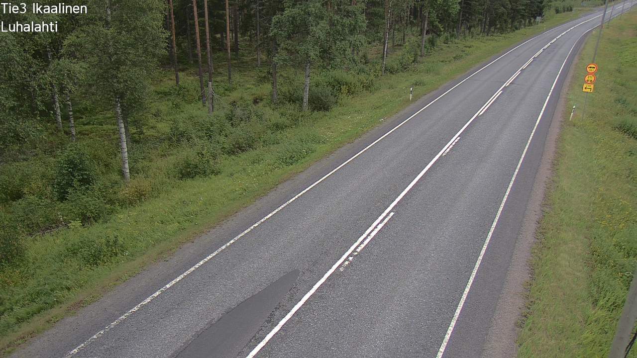 Weather Camera Image Road 3 Ikaalinen, Luhalahti, Ikaalinen, Pirkanmaa