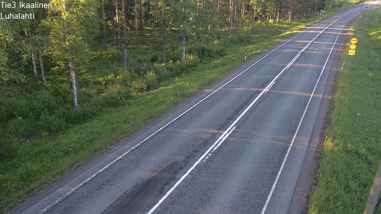 Weather Camera Image Väg 3 Ikaalinen, Luhalahti, Ikaalinen, Pirkanmaa