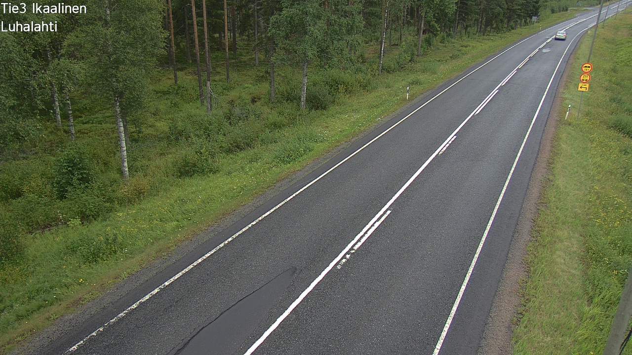 Weather Camera Image Road 3 Ikaalinen, Luhalahti, Ikaalinen, Pirkanmaa