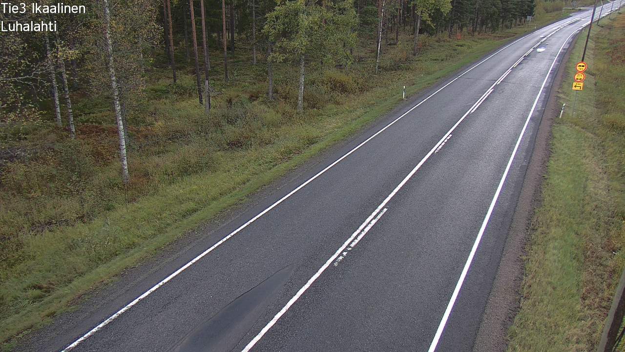 Weather Camera Image Road 3 Ikaalinen, Luhalahti, Ikaalinen, Pirkanmaa