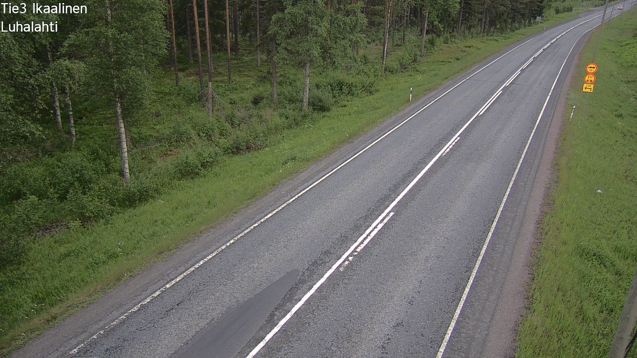Weather Camera Image Väg 3 Ikaalinen, Luhalahti, Ikaalinen, Pirkanmaa
