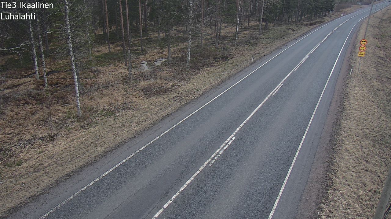 Weather Camera Image Road 3 Ikaalinen, Luhalahti, Ikaalinen, Pirkanmaa