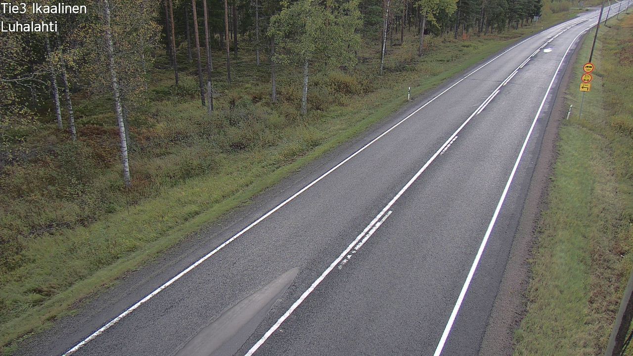Weather Camera Image Road 3 Ikaalinen, Luhalahti, Ikaalinen, Pirkanmaa