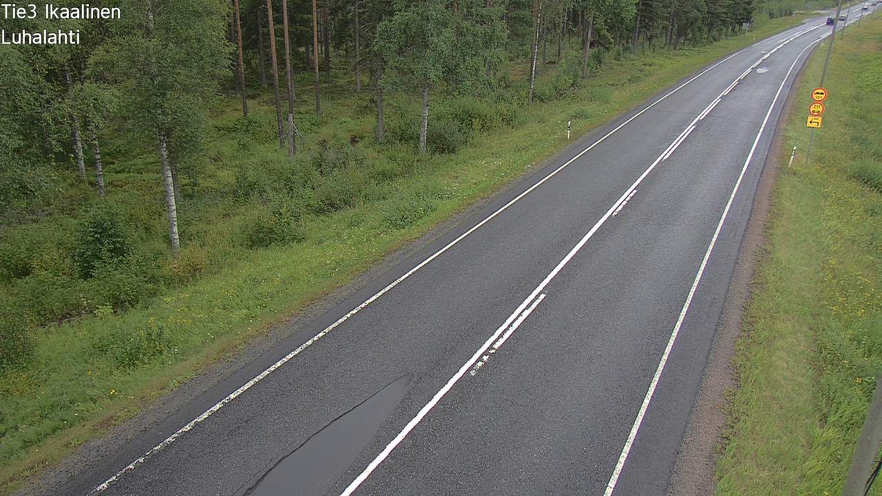 Weather Camera Image Road 3 Ikaalinen, Luhalahti, Ikaalinen, Pirkanmaa